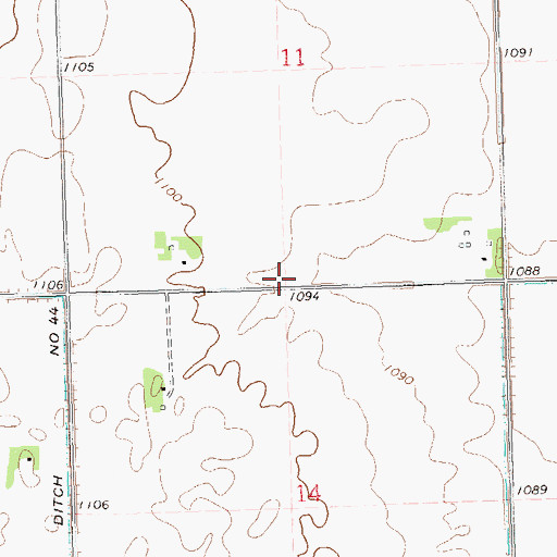 Topographic Map of School Number 10 (historical), MN