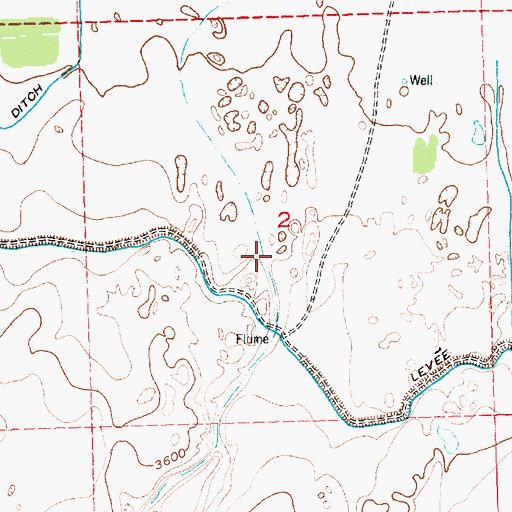 Topographic Map of Smith Arroyo, CO