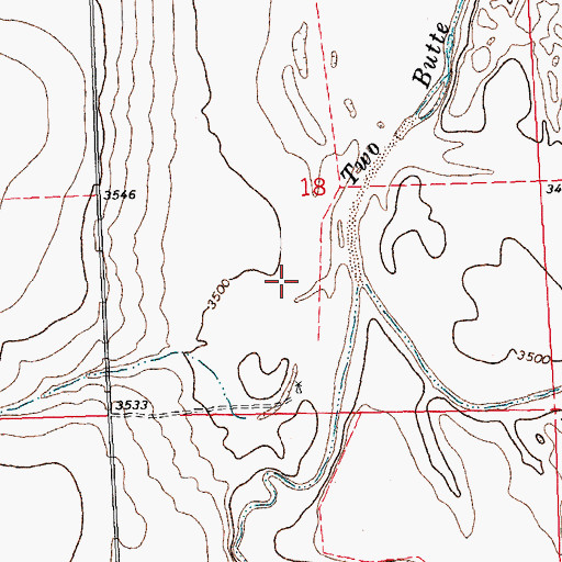 Topographic Map of Plum Creek, CO