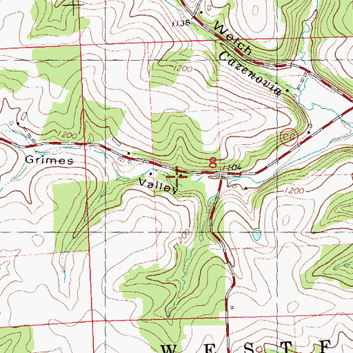 Topographic Map of School Number 6 (historical), WI