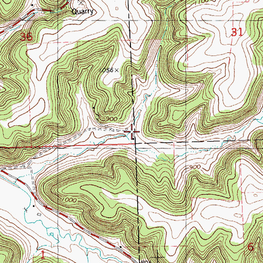 Topographic Map of Forest Home Farm, WI