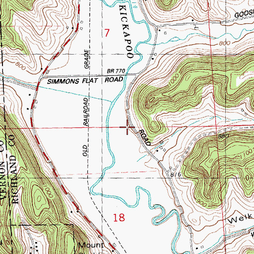 Topographic Map of Cedar Grove Farm, WI