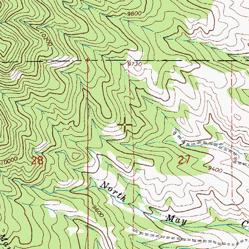 Topographic Map of McMahon Arroyo, CO