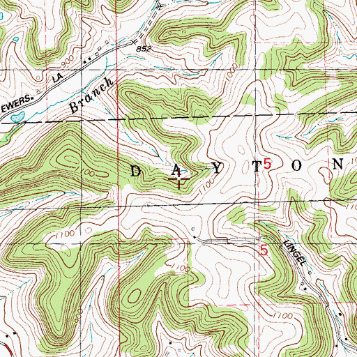Topographic Map of Highland Stock Farm, WI