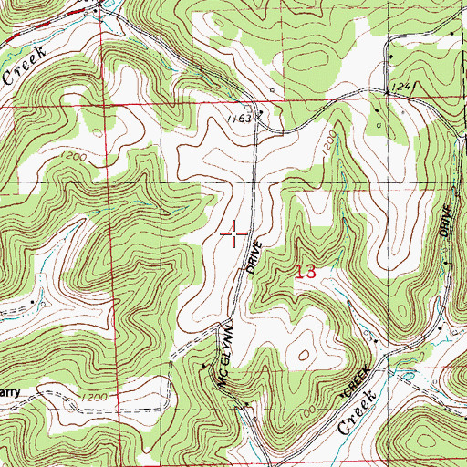 Topographic Map of Edgewood Farm, WI