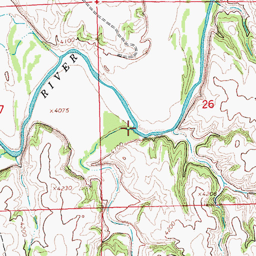 Topographic Map of Turkey Canyon, CO