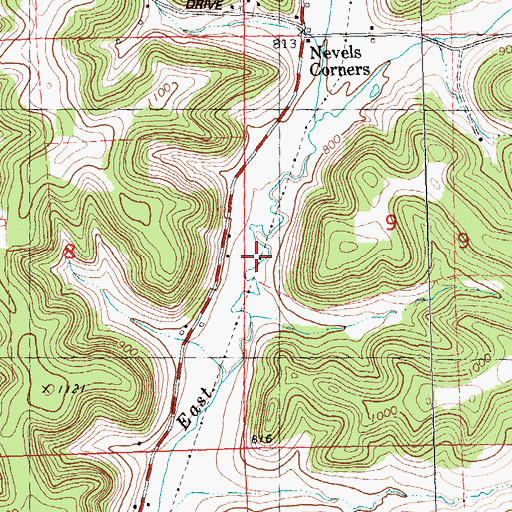 Topographic Map of Forest Home Farm, WI