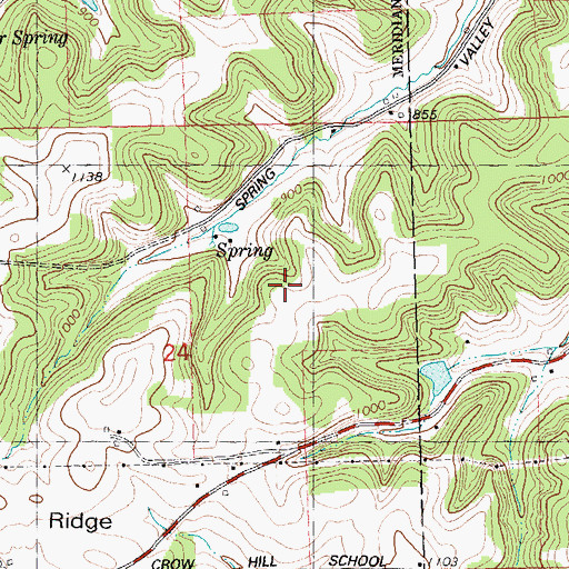 Topographic Map of Orchard Lawn Farm, WI