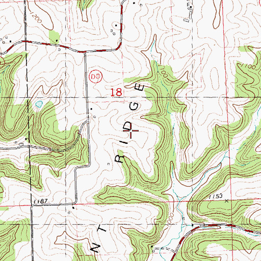 Topographic Map of Pleasant Ridge Grain Farm, WI