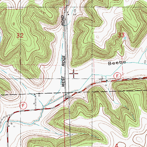 Topographic Map of Poplar Grove Farm, WI
