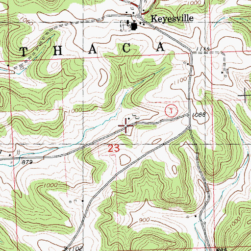 Topographic Map of Valleyview Stock Farm, WI
