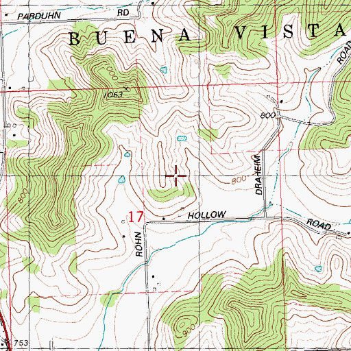 Topographic Map of Sunnyside Farm, WI