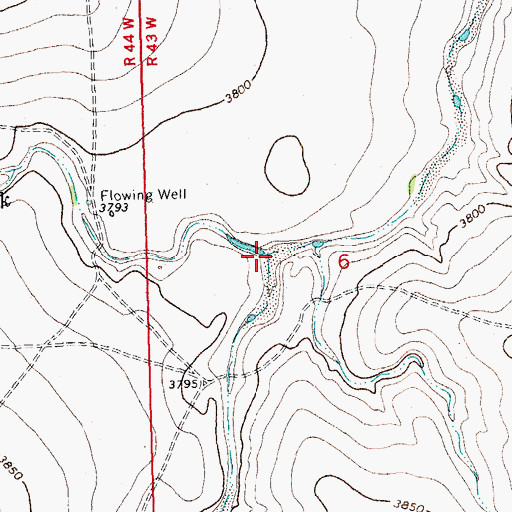 Topographic Map of South Plum Creek, CO