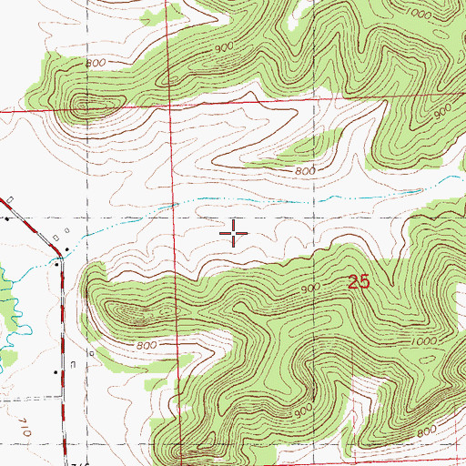 Topographic Map of Lone Rock Stock and Grain Farm, WI