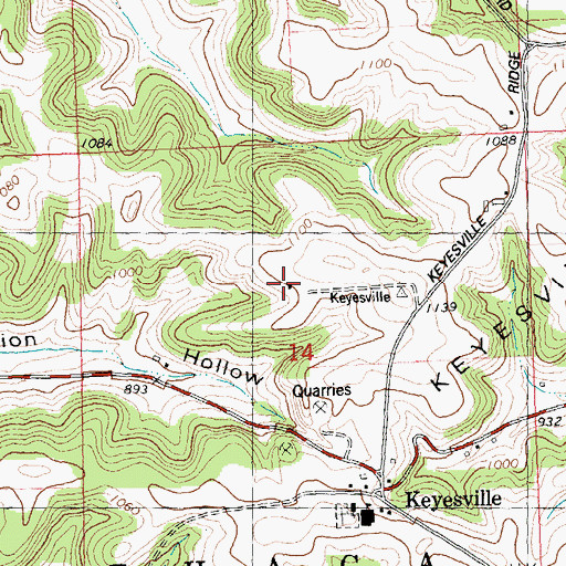 Topographic Map of Sunrise Stock Farm, WI
