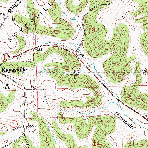 Topographic Map of Rich Valley Stock Farm, WI