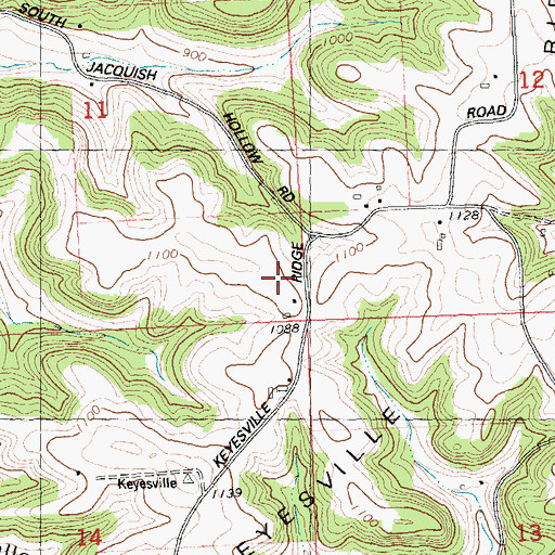 Topographic Map of Wiedenfelds Homestead, WI