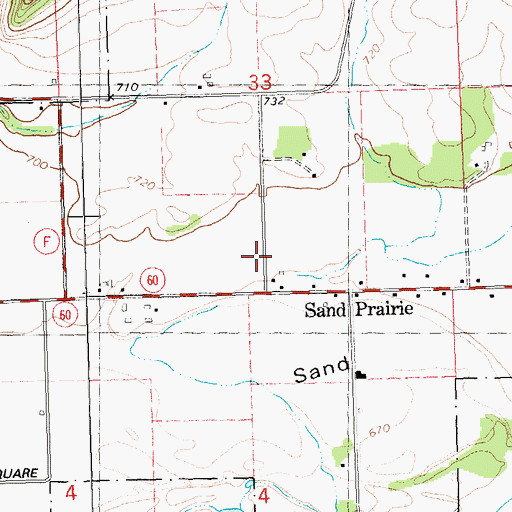 Topographic Map of School Number 2 (historical), WI