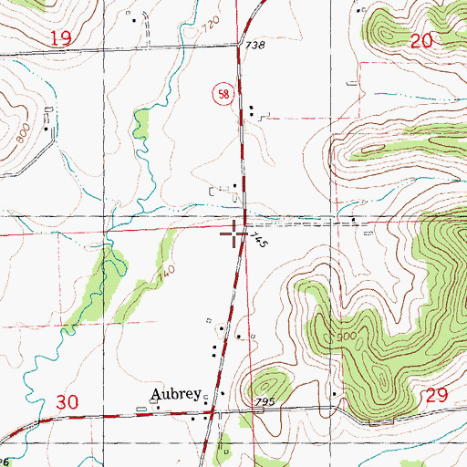 Topographic Map of School Number 4 (historical), WI
