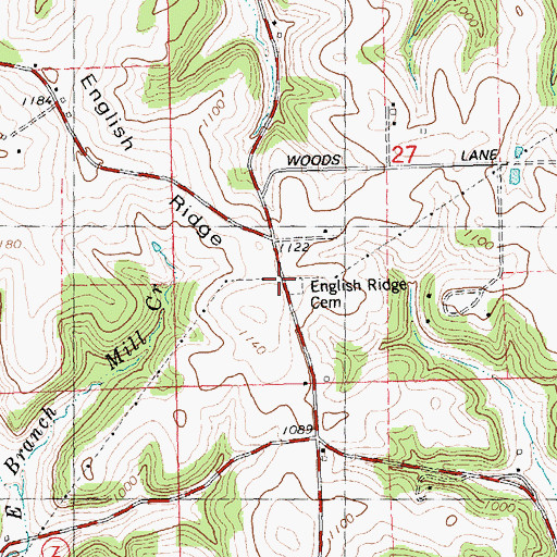 Topographic Map of McGrew (historical), WI