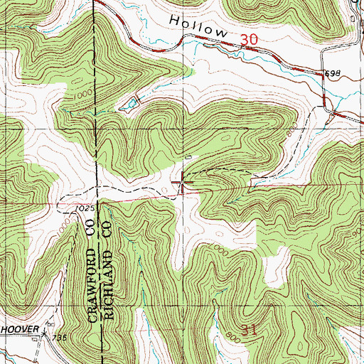 Topographic Map of Maple Bluff Stock Farm, WI