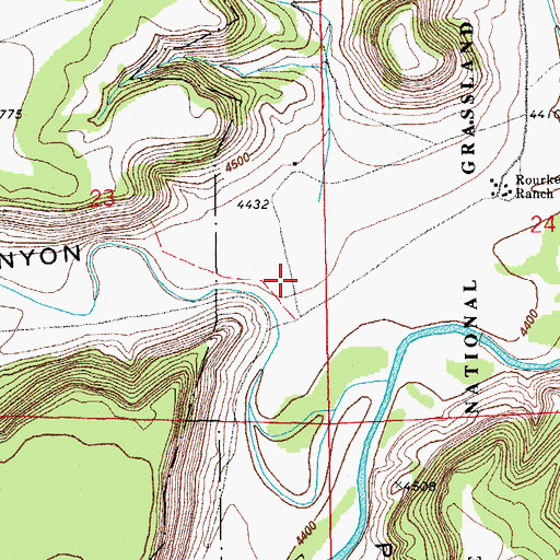 Topographic Map of Bent Canyon, CO