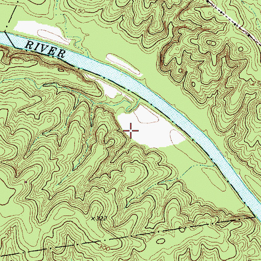 Topographic Map of Group Camp Trail, NC
