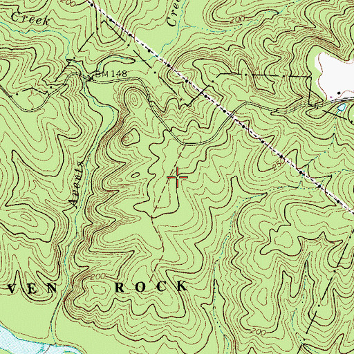 Topographic Map of East Loop Horse Trail, NC