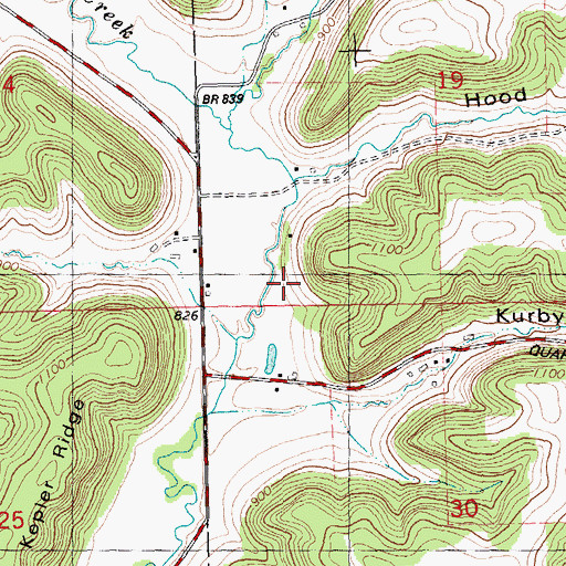 Topographic Map of Forest Hill Stock Farm, WI
