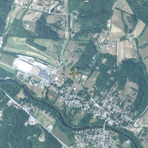 Aerial/Satellite Image of Alexandria Methodist Cemetery, PA