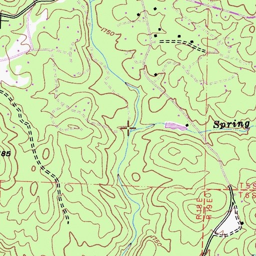 Topographic Map of Australia Gulch, CA