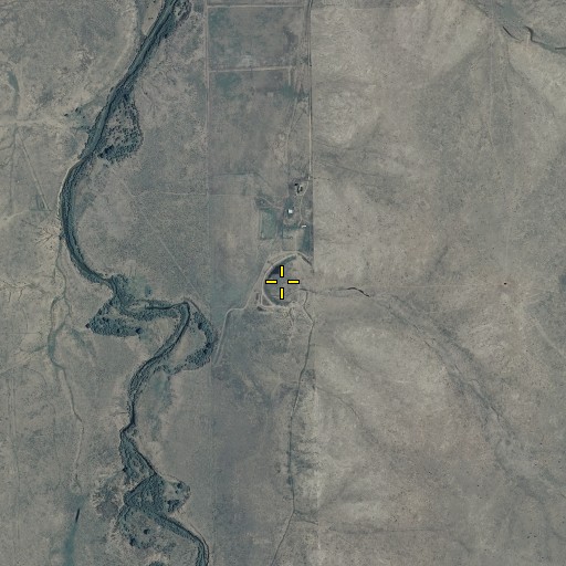 Aerial/Satellite Image of Two Buttes Pond, CO