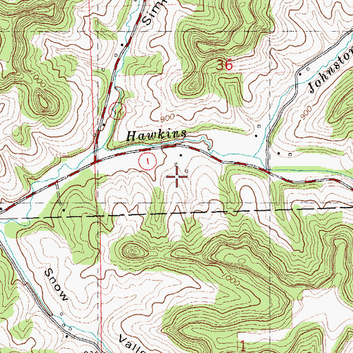 Topographic Map of Rockview Stock Farm, WI