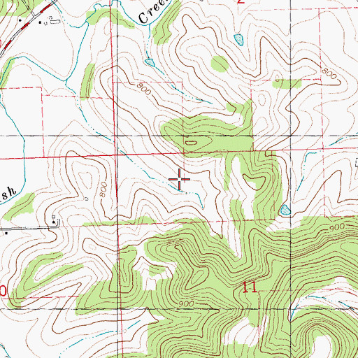 Topographic Map of Sunny Hollow Stock Farm, WI