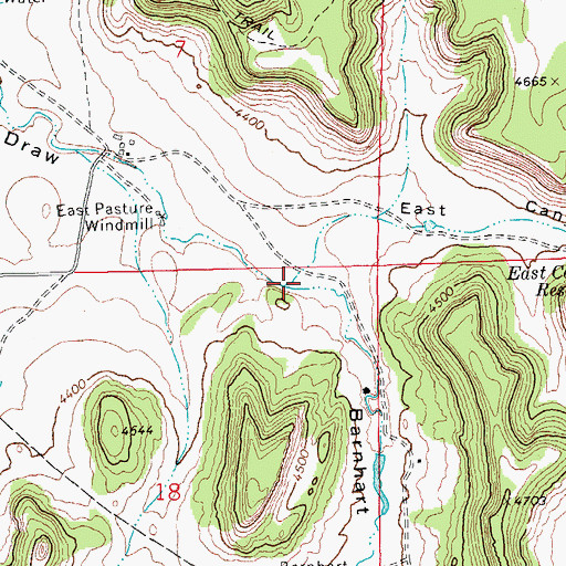 Topographic Map of East Canyon, CO