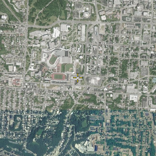 Aerial/Satellite Image of Edwards Center, OH
