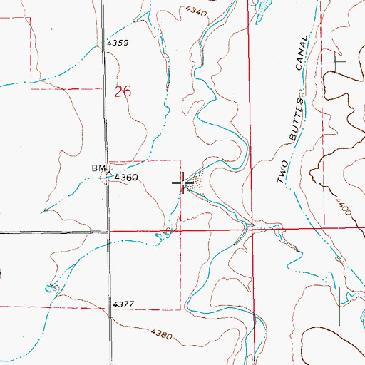 Topographic Map of Eightmile Canyon, CO
