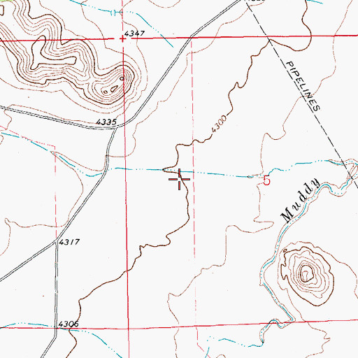 Topographic Map of Road Canyon, CO