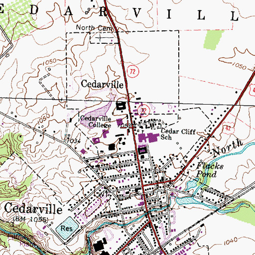 Topographic Map of Patterson Clinic, OH