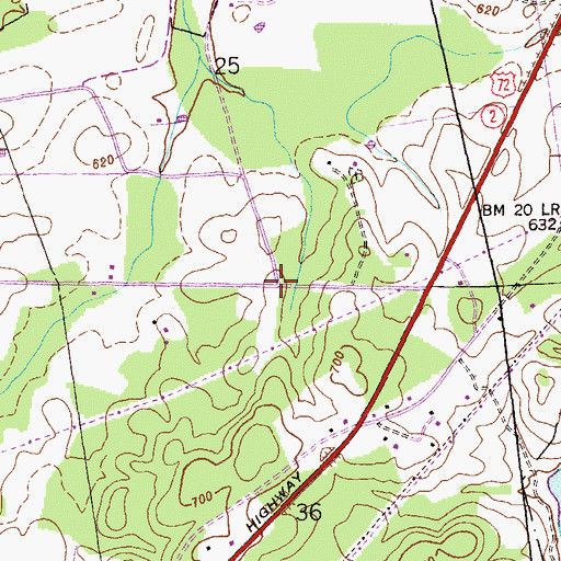 Topographic Map of Hymer (historical), AL