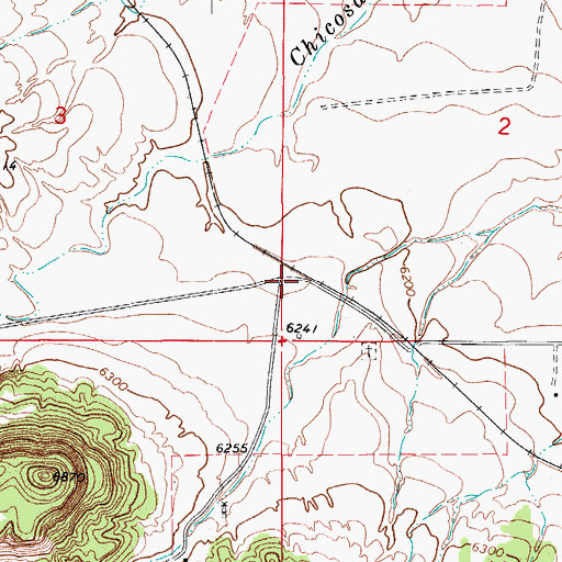 Topographic Map of Forbes Junction (historical), CO