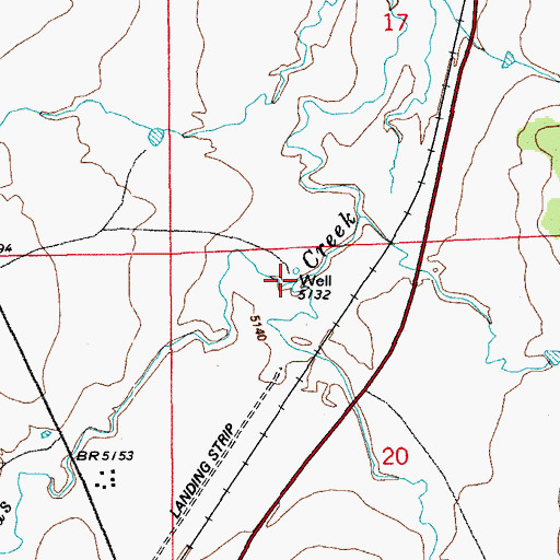 Topographic Map of Big Arroyo, CO