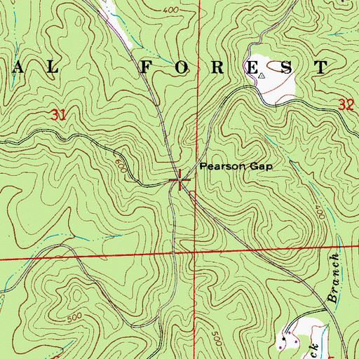 Topographic Map of Egypt (historical), AL