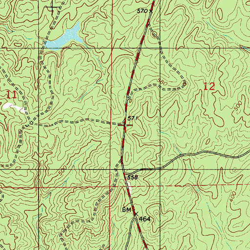 Topographic Map of Hawkinsville (historical), AL