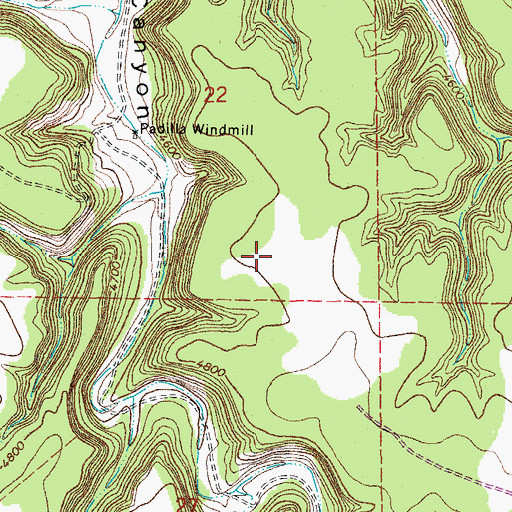 Topographic Map of East Dam, CO