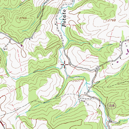Topographic Map of Hash Mill (historical), NC