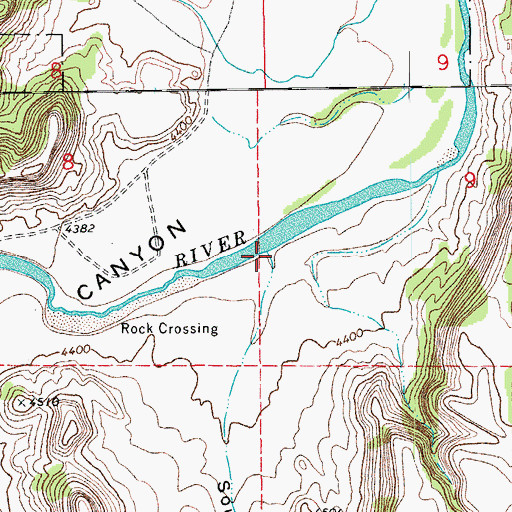 Topographic Map of South Canyon, CO