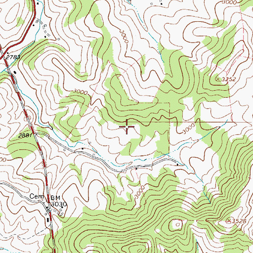 Topographic Map of Irwin Mill (historical), NC
