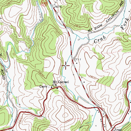 Topographic Map of Irwin Mill (historical), NC