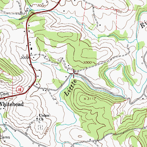 Topographic Map of Joines Mill (historical), NC